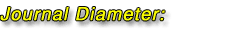Journal Diameter