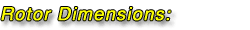 Rotor Dimensions